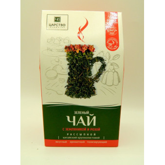 Green tea with strawberries and roses_Kingdom of Aromas_