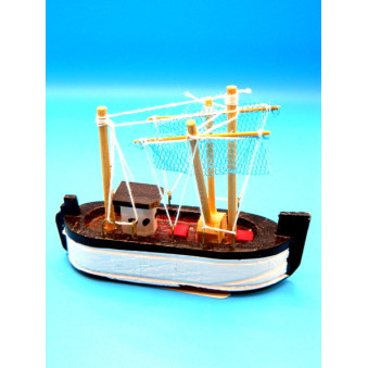 Model "Fishing boat" - decorative ship gift 10*6cm cm.